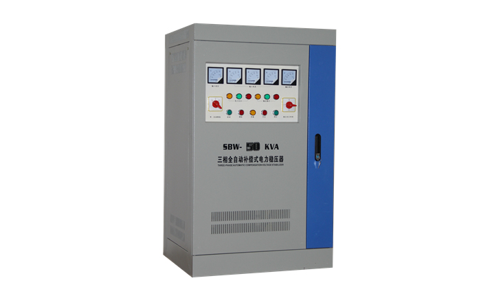 50kw大功率电力补偿式稳压器SBW-50KVA三相增压器稳压器 激光切割机专用稳压器